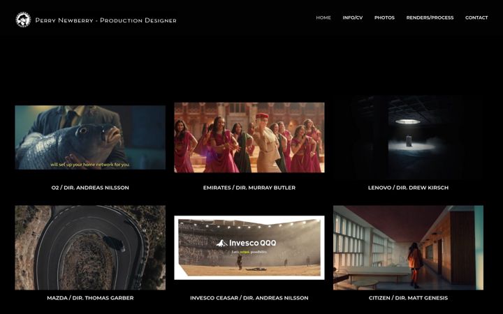 Screenshot of elperry.com