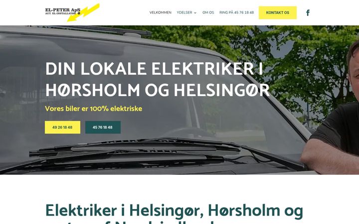 Screenshot di elpeter.dk