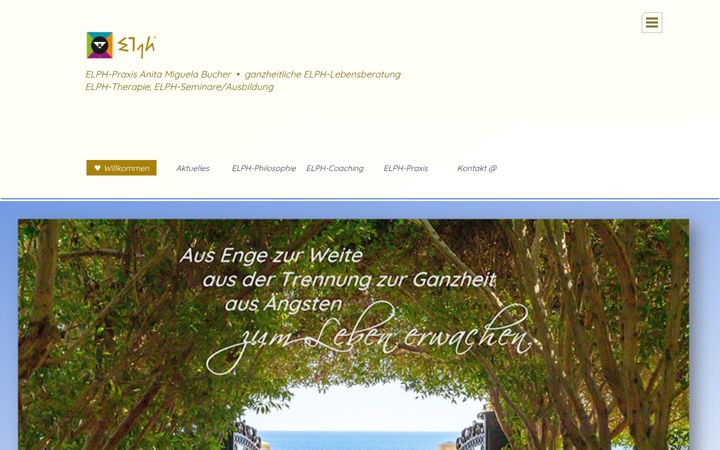 Screenshot of elph-praxis-bucher.ch