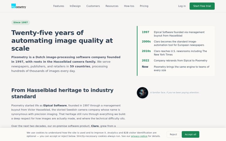 Screenshot of elpical.de