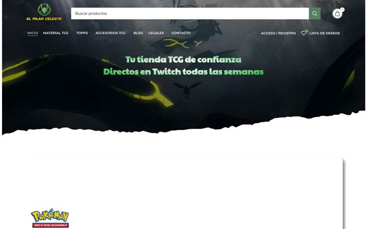 Posnetek zaslona elpilarceleste.es
