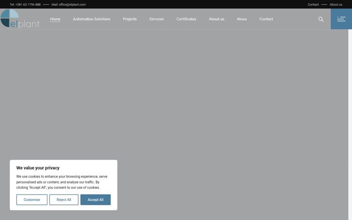 Screenshot of elplant.com
