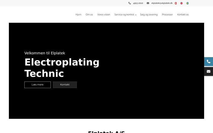 Screenshot di elplatek.dk
