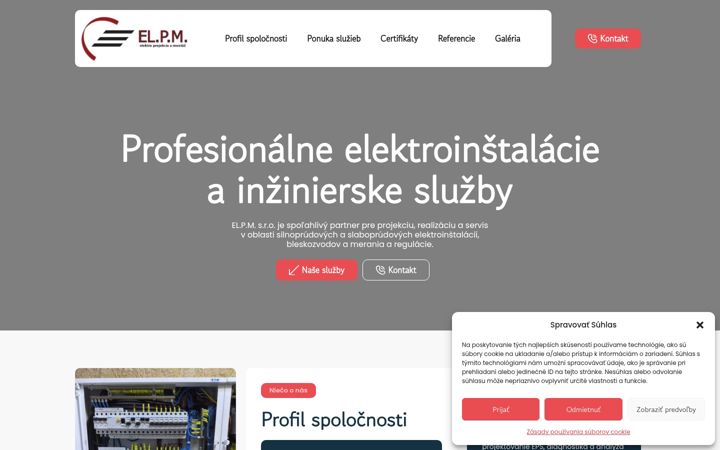 Ekrānuzņēmums no elpm.eu