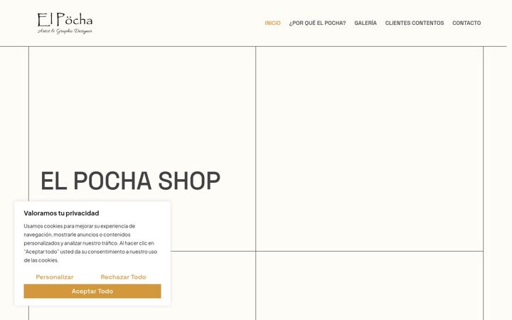 Screenshot of elpochashop.com