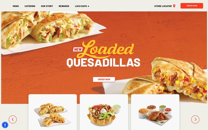 Screenshot of elpolloloco.com