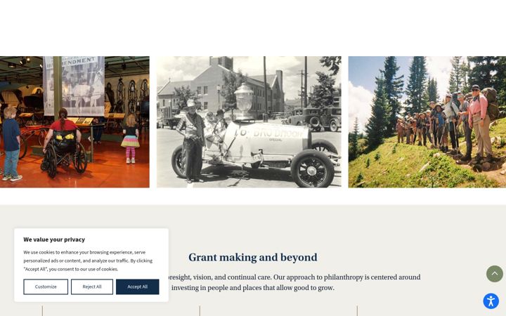 Screenshot of elpomar.org