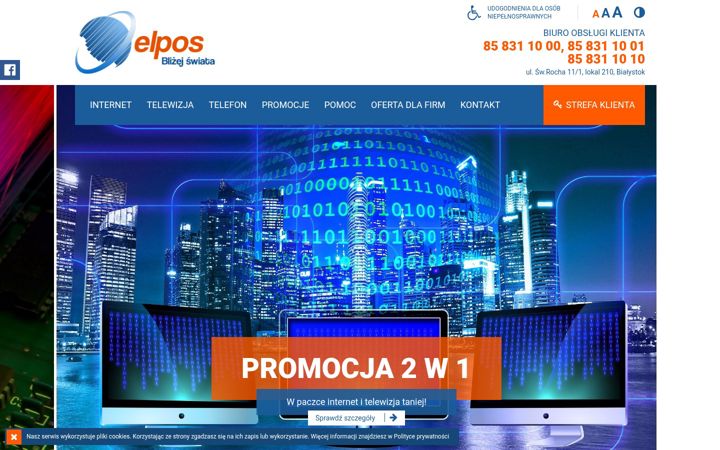 Screenshot of elpos.net