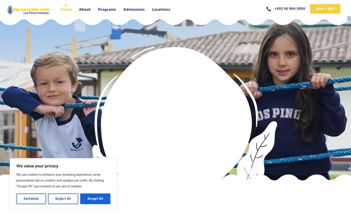 Screenshot of elpreescolar.com