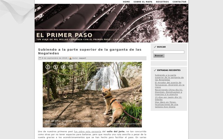 Screenshot of elprimerpaso.es