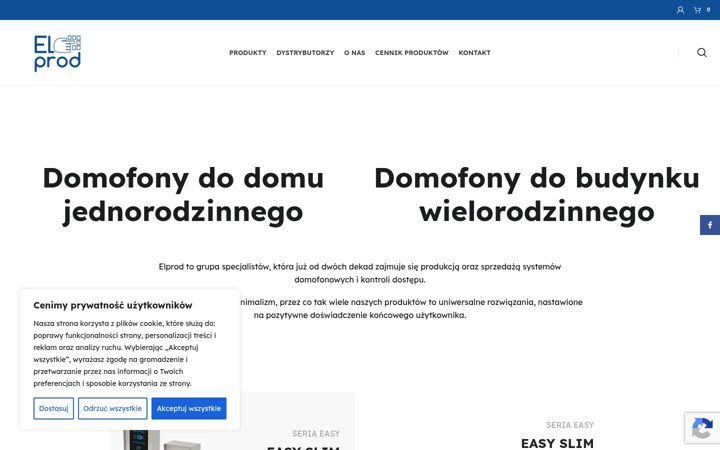 Ekrānuzņēmums no elprod.eu