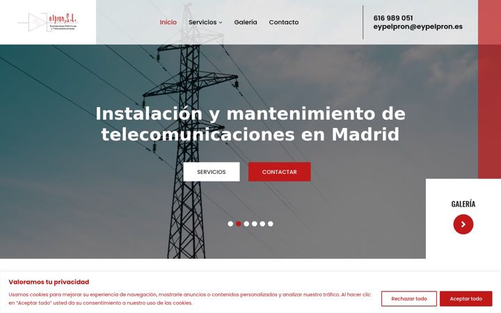 Screenshot of elpron.es