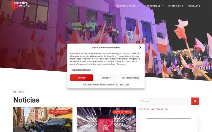 Screenshot of elpuertoexiste.es
