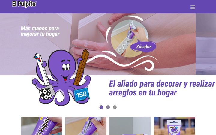 Screenshot of elpulpito.com.es