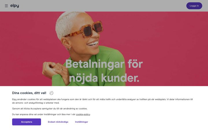 Screenshot of elpy.com