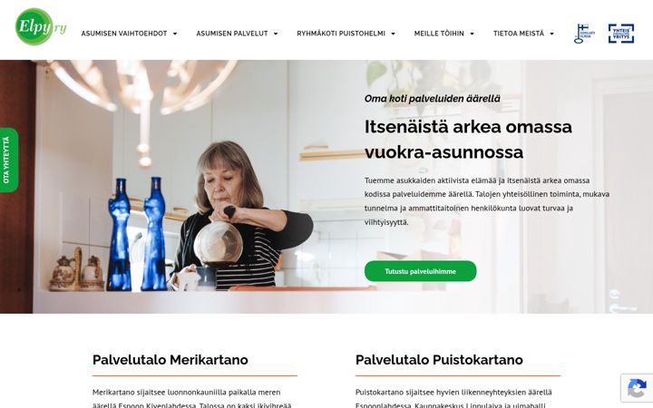 Screenshot di elpy.fi
