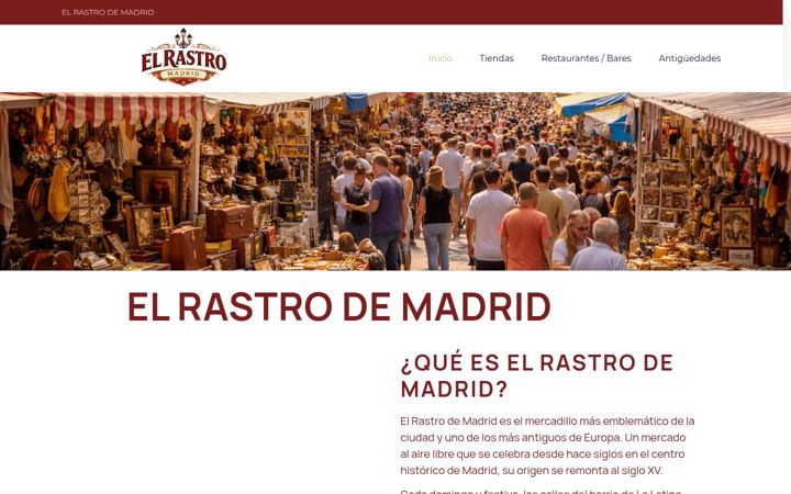 Screenshot of elrastromadrid.es