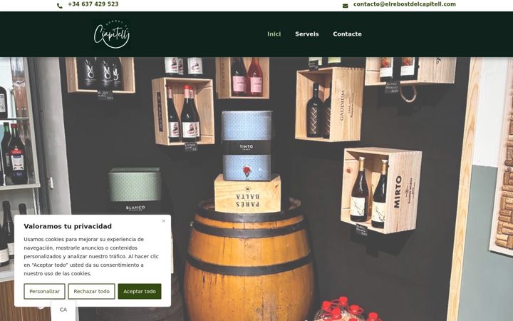 Screenshot of elrebostdelcapitell.com