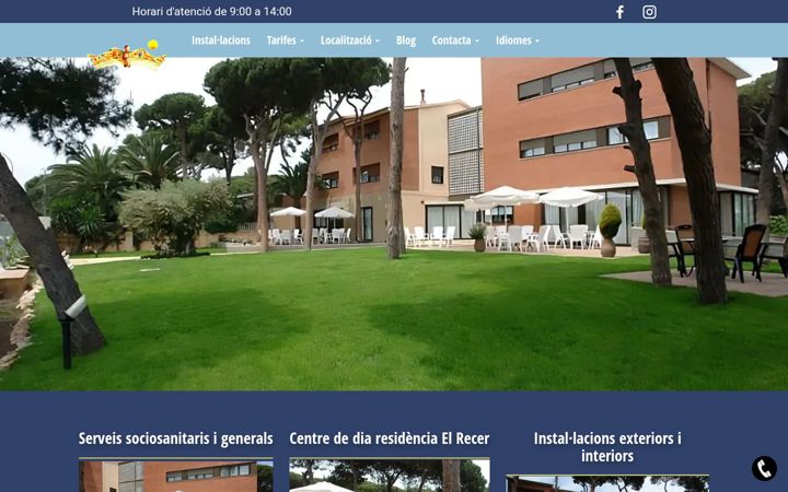 Screenshot of elrecer.com