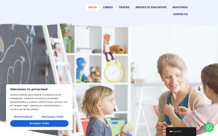 Screenshot of elrefugiodeanybu.com