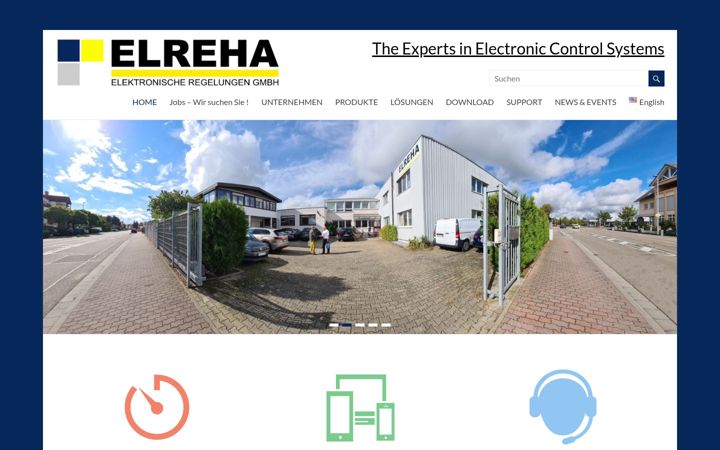 Screenshot of elreha.de