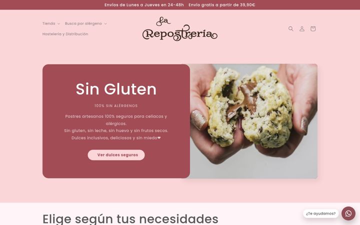Screenshot of elrepostre.com
