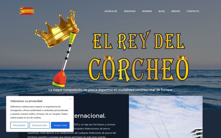 Screenshot of elreydelcorcheo.com