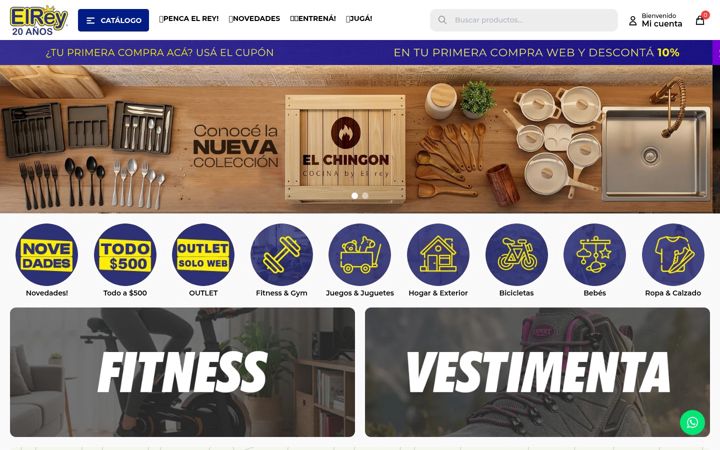Screenshot of elreydelentretenimiento.com