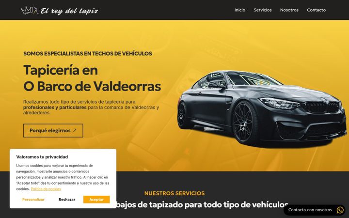 Screenshot of elreydeltapiz.com