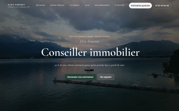Screenshot of elric-simonet-immobilier.fr