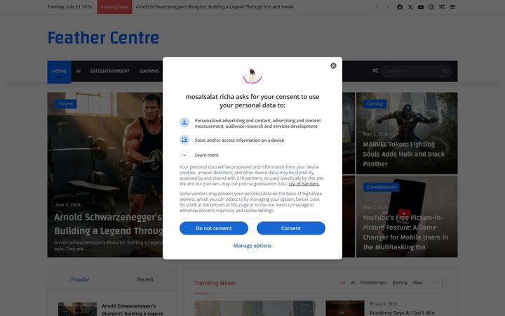 Screenshot of elricha.com