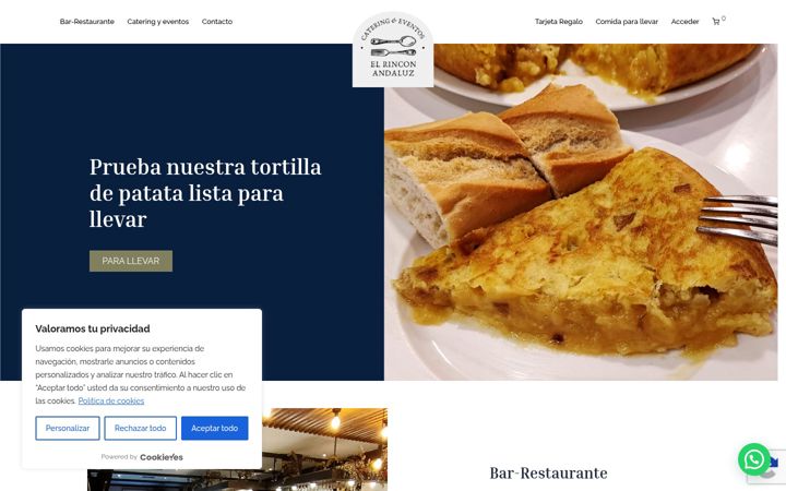Snímek obrazovky elrinconandaluz.net