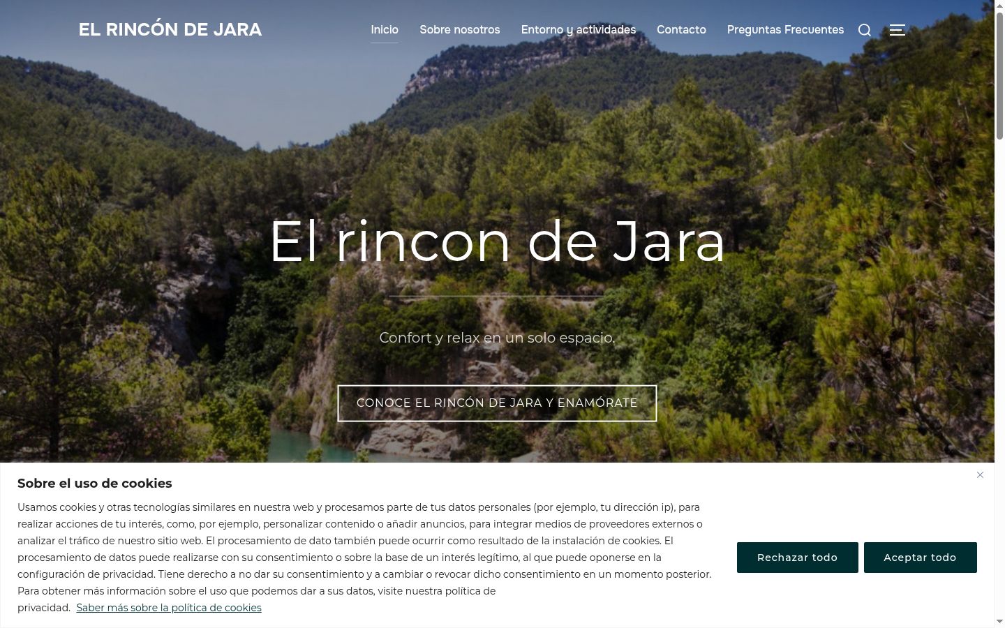 Screenshot tal-banner tal-kunsens muri qabel kwalunkwe interazzjoni
