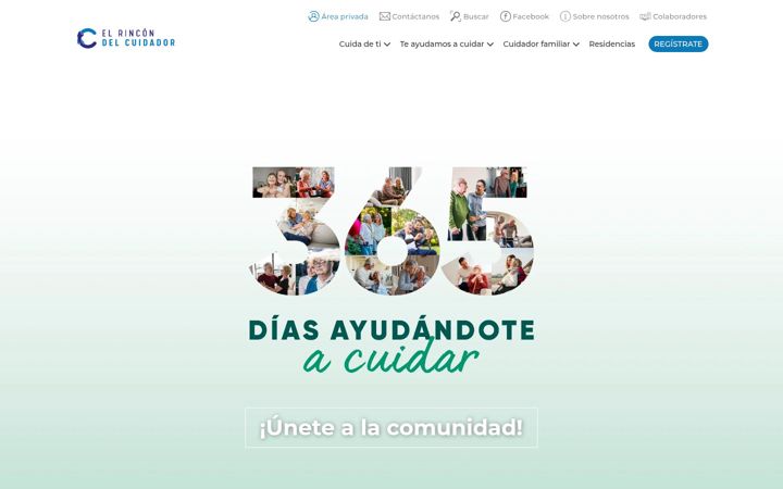 Screenshot of elrincondelcuidador.es