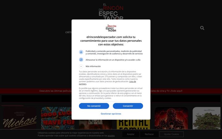 Screenshot of elrincondelespectador.com