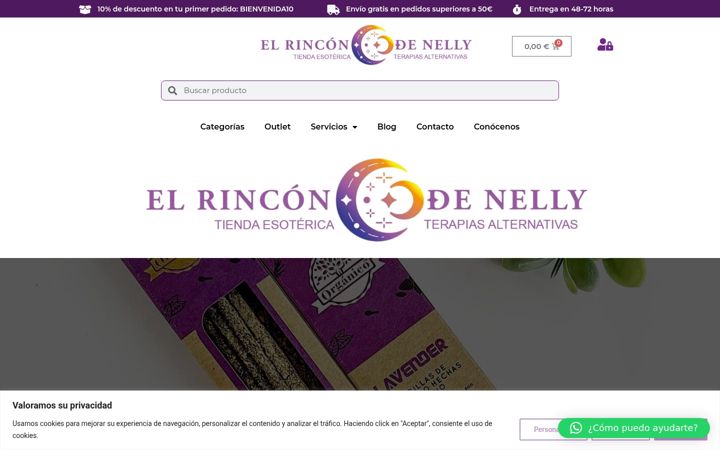 Screenshot of elrincondenelly.com