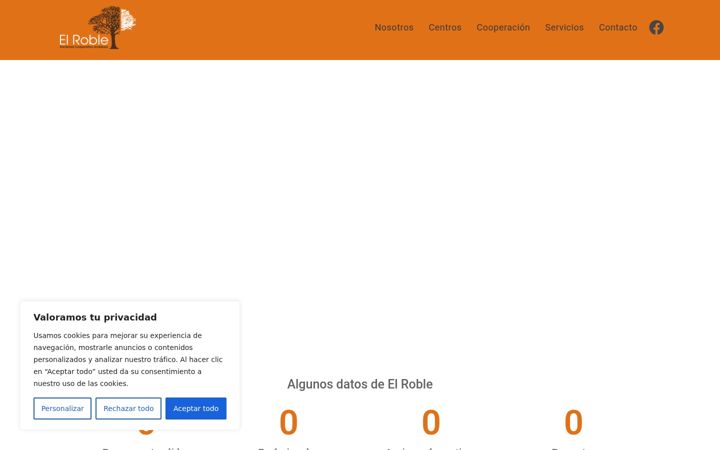 Screenshot of elroblesca.es
