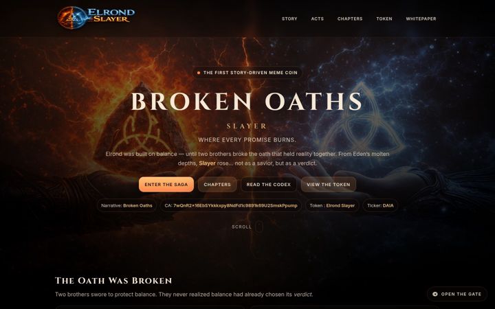 Screenshot of elrond-slayer.com
