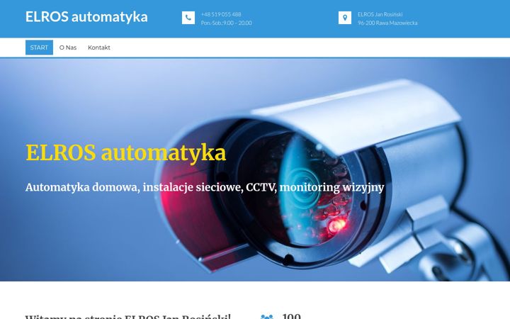 Snímek obrazovky elros-automatyka.pl