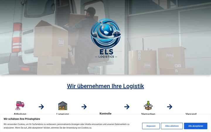 Skärmbild av els-th.de