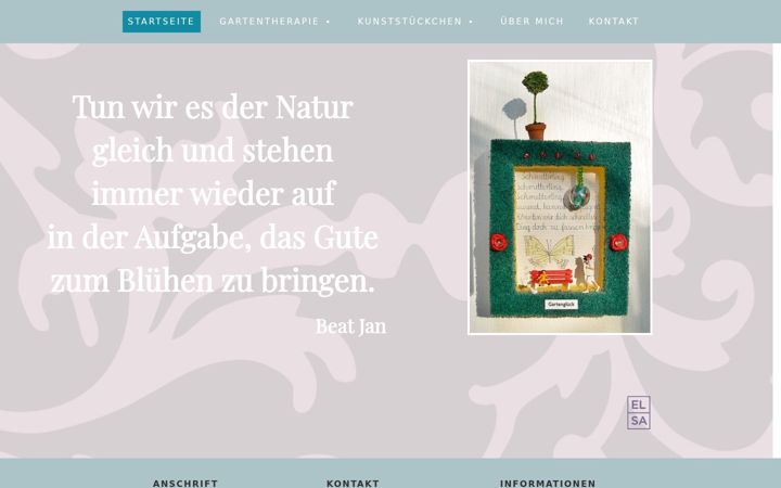 Screenshot of elsa-kiene.de
