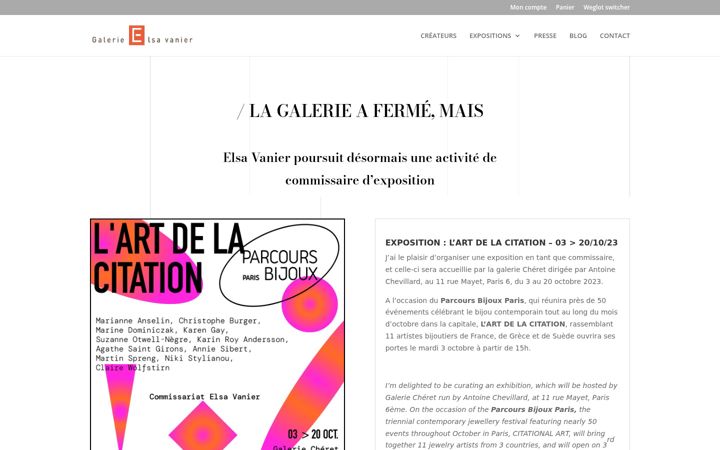 Screenshot of elsa-vanier.fr