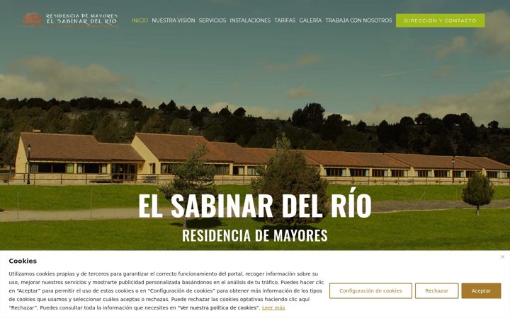 Screenshot of elsabinardelrio.com