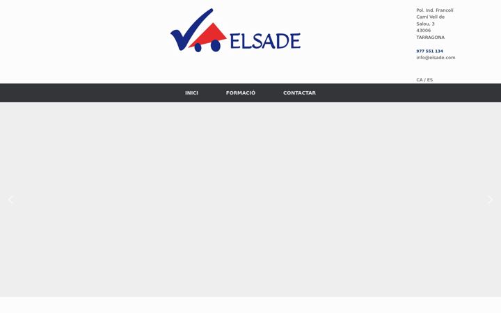 Screenshot of elsade.com