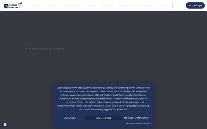 Screenshot of elsaesser-reisemobile.de
