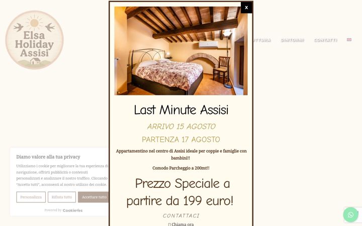 Screenshot di elsaholidayassisi.it