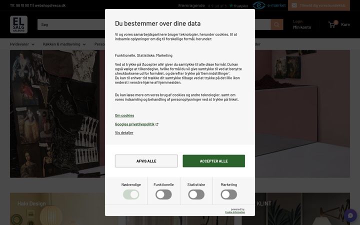 Screenshot di elsalgaalborg.dk