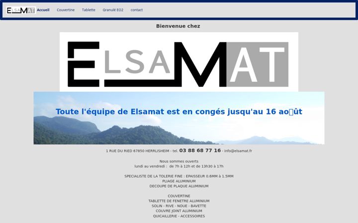Screenshot of elsamat.fr
