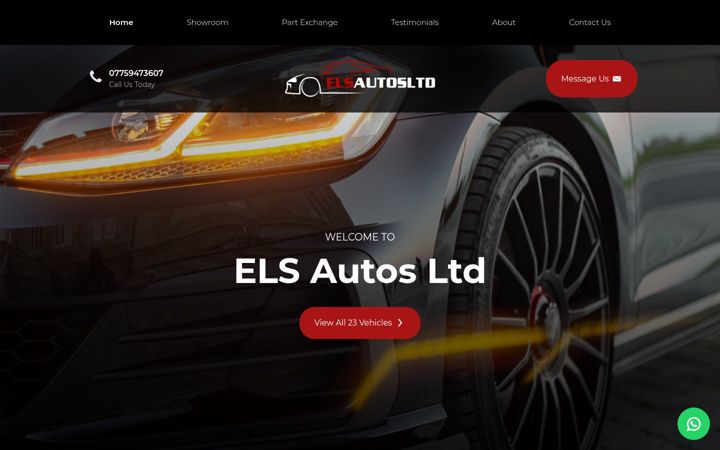 Screenshot of elsautosni.com