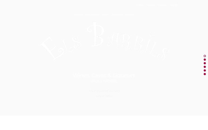 Screenshot of elsbarrils.com